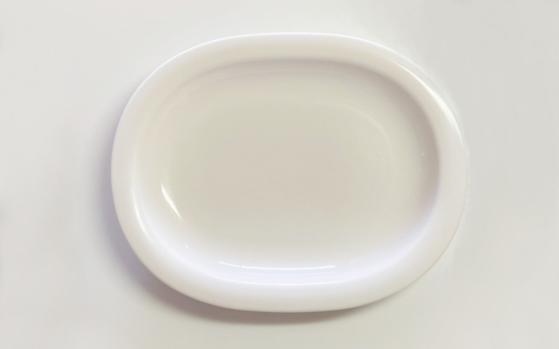 セリア楕円メラミン皿
