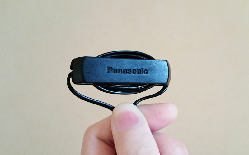 Panasonic製イヤホンRP-HJS150_ケーブルホルダー